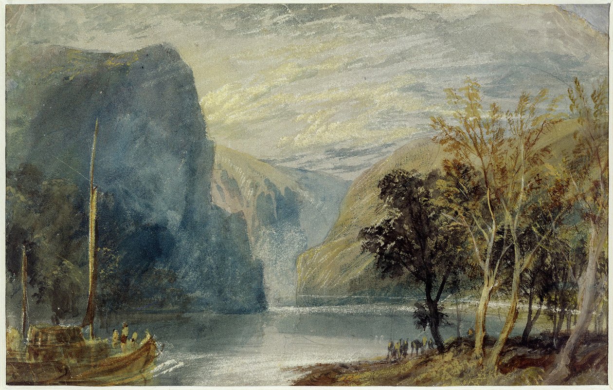 Der Lorelei-Felsen, 1817 von Joseph Mallord William Turner