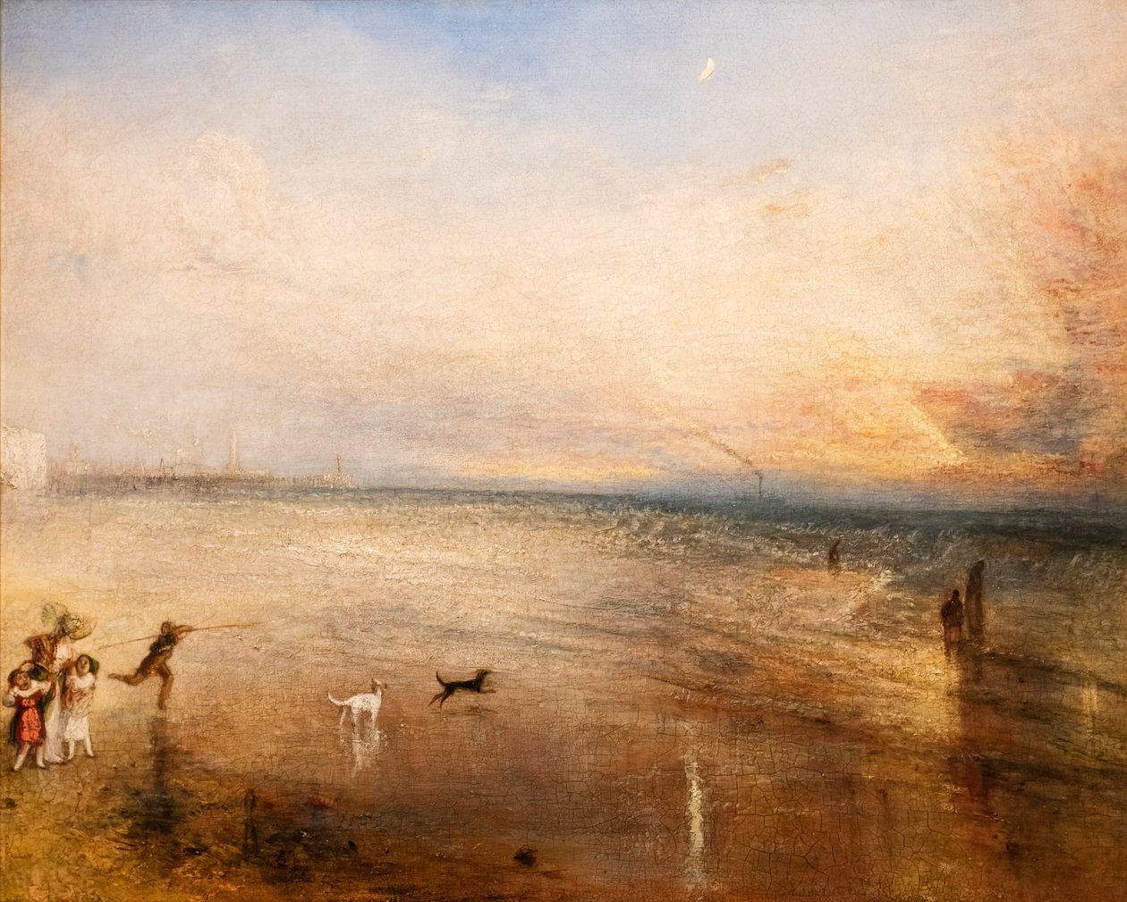 Der Neumond oder "Ich habe mein Boot verloren, du hast deinen Reifen nicht" von Joseph Mallord William Turner
