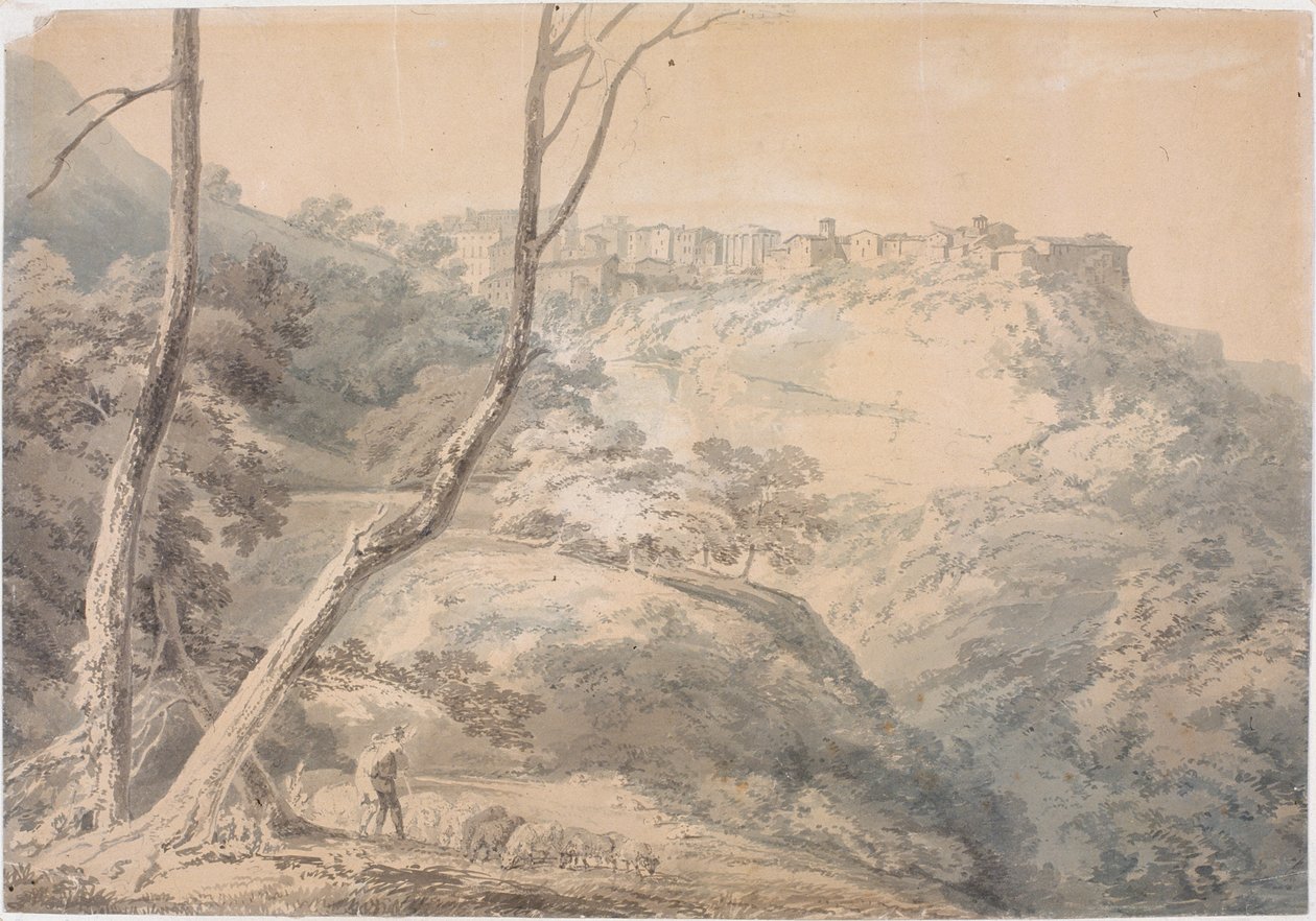 Tivoli mit dem Tempel der Sibylle von Joseph Mallord William Turner