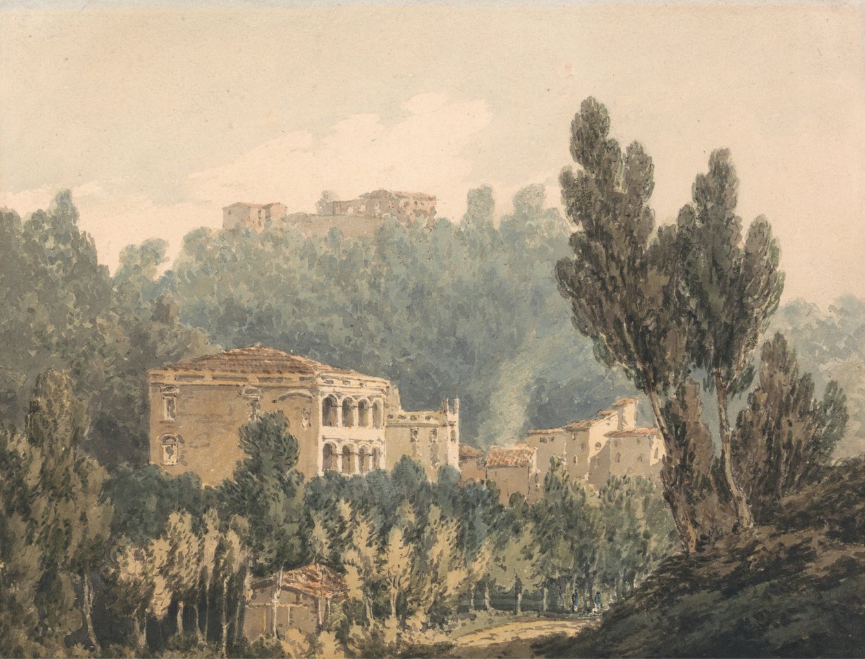 Villa in einem Tal nahe Vietri sul Mare von Joseph Mallord William Turner