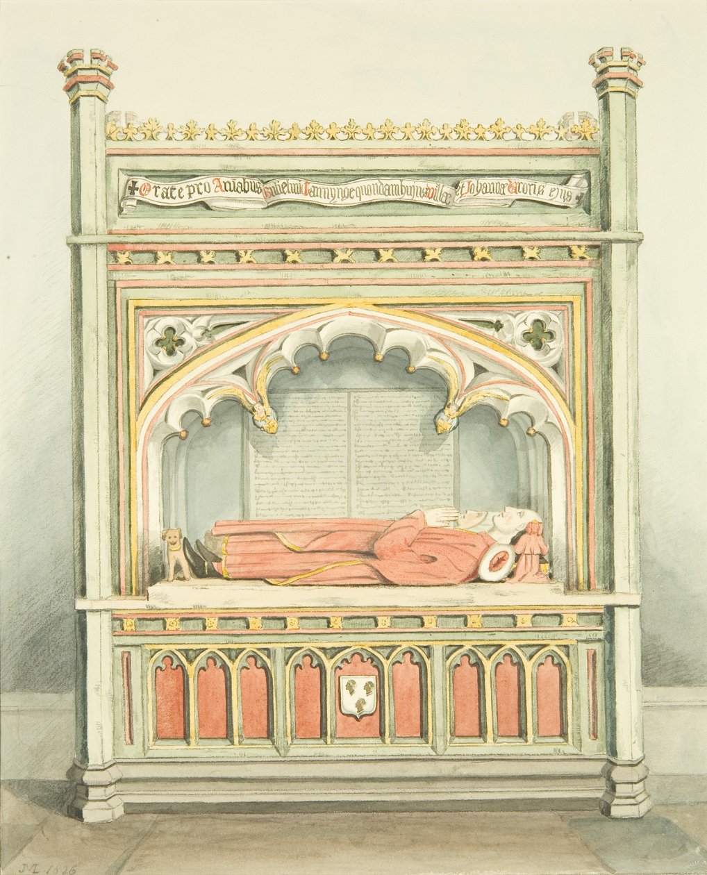 Denkmal für William Canynges in St. Mary Redcliffe von Joseph Manning