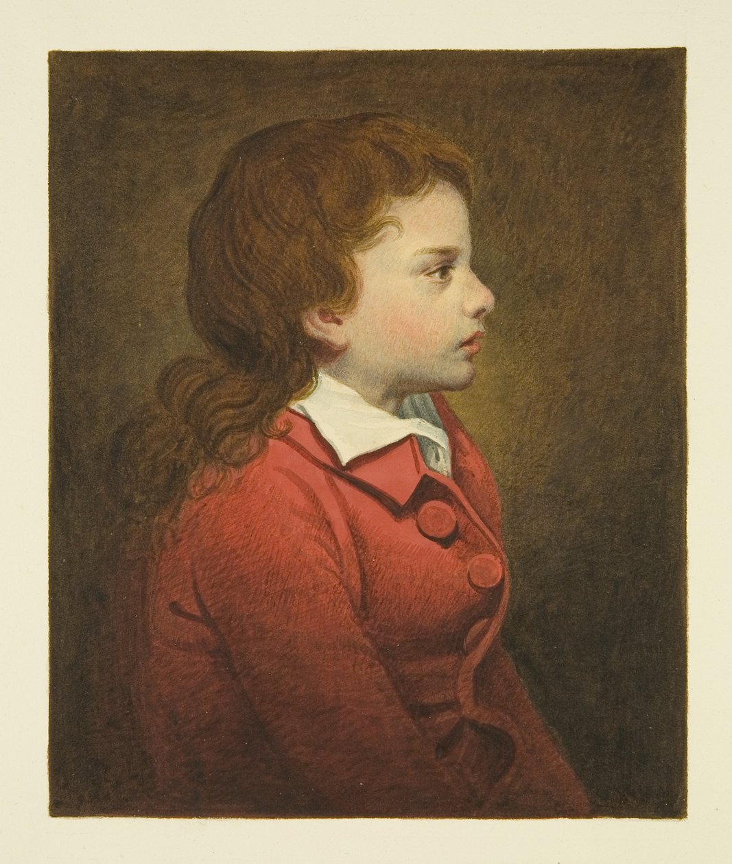 Angebliches Porträt von Chatterton (tatsächlich der Sohn des Künstlers Morris) in der St. Mary Redcliffe von Joseph Manning