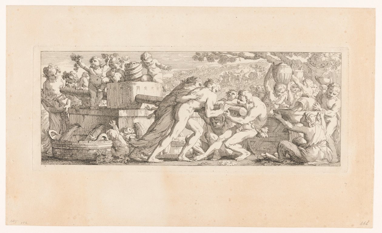 Die Weinpresse von Joseph Marie Vien (I)