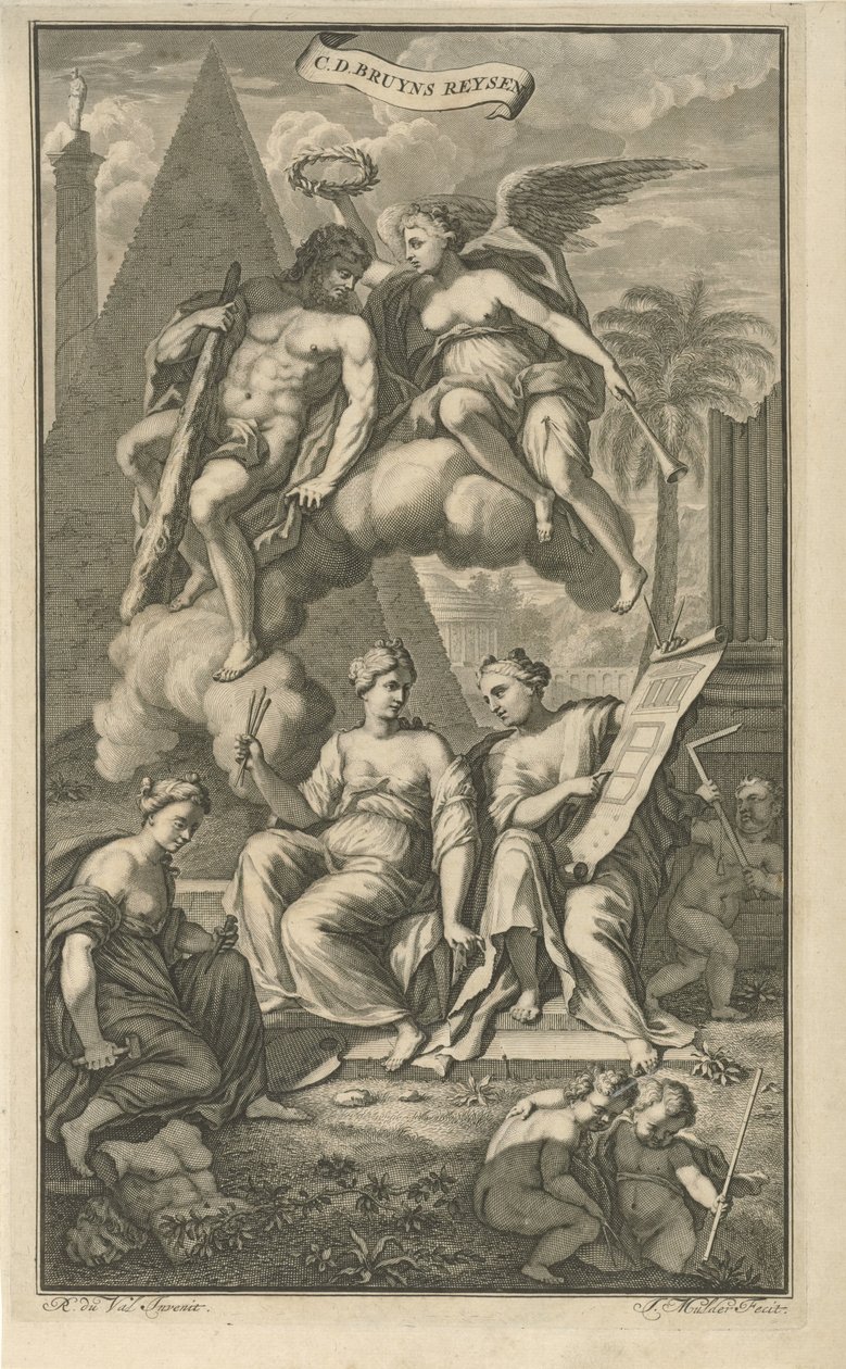 Herkules gekrönt von Victoria von Joseph Mulder
