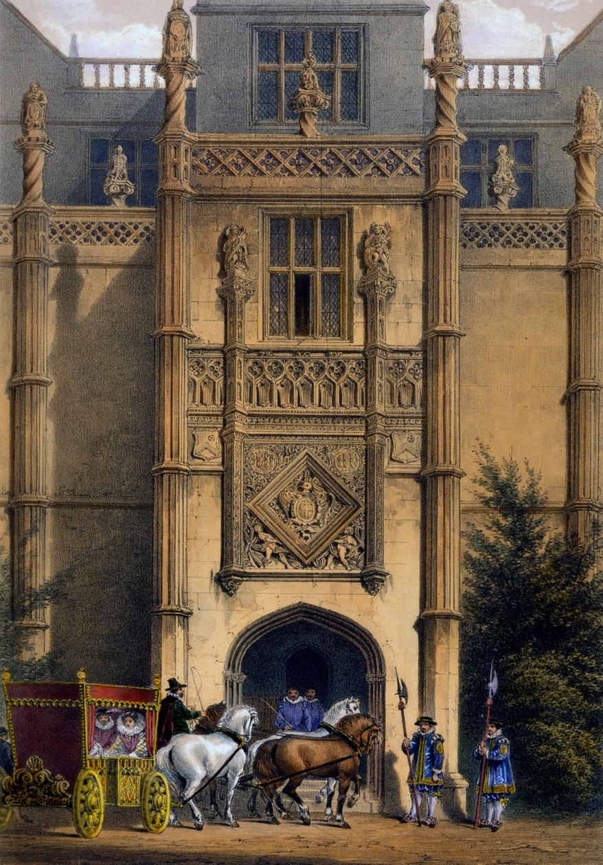 Der Bogen, Montacute House, Somerset, aus 'Architektur des Mittelalters ...