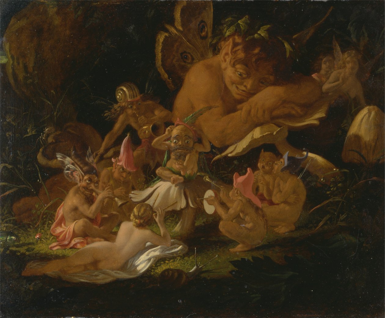 Puck und Feen, aus "Ein Sommernachtstraum" von Joseph Noel Paton