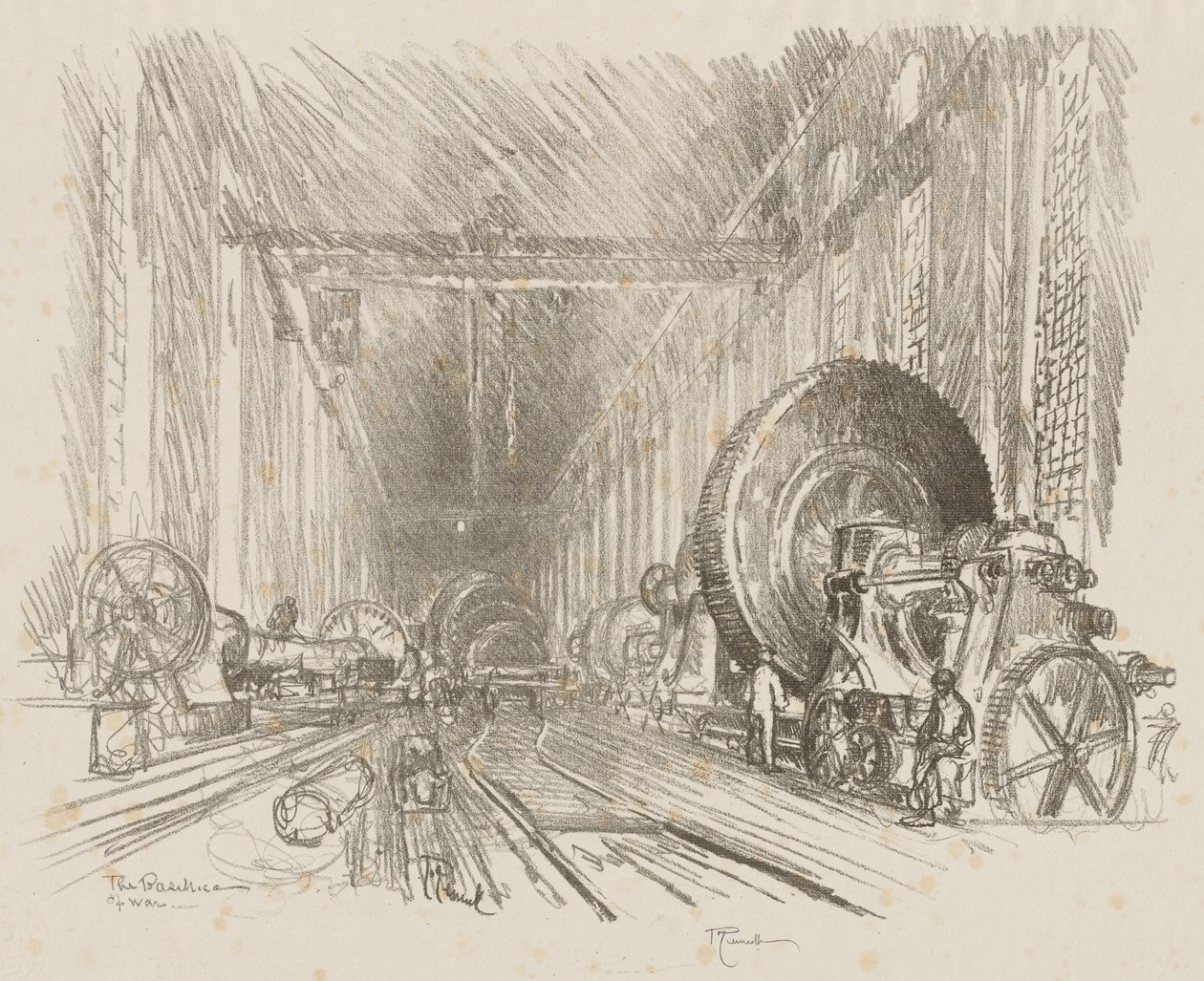 Englische Kriegsarbeit: Die Basilika des Krieges von Joseph Pennell