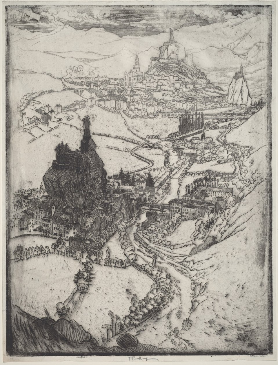 Le Puy von Joseph Pennell