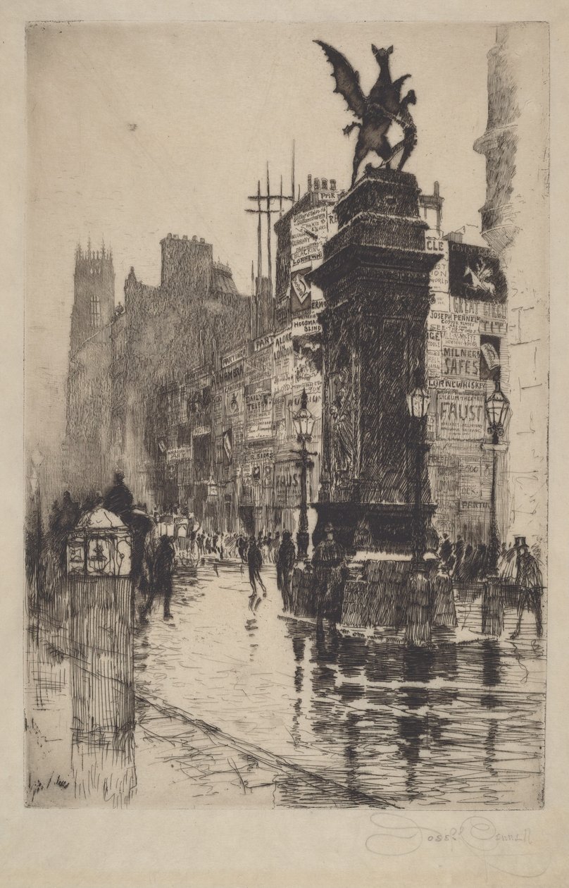Temple Bar von Joseph Pennell