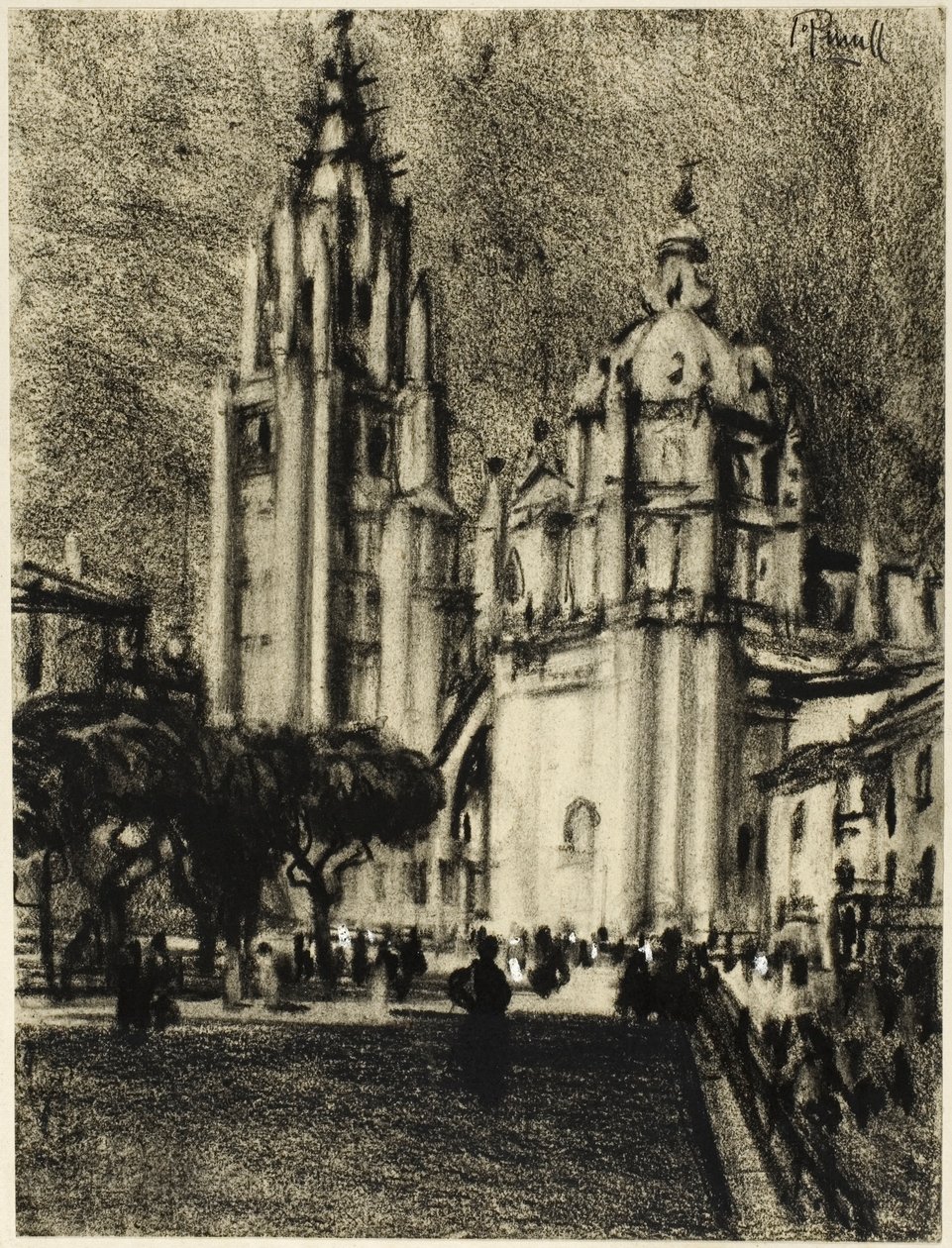 Die Kathedrale, Toledo von Joseph Pennell