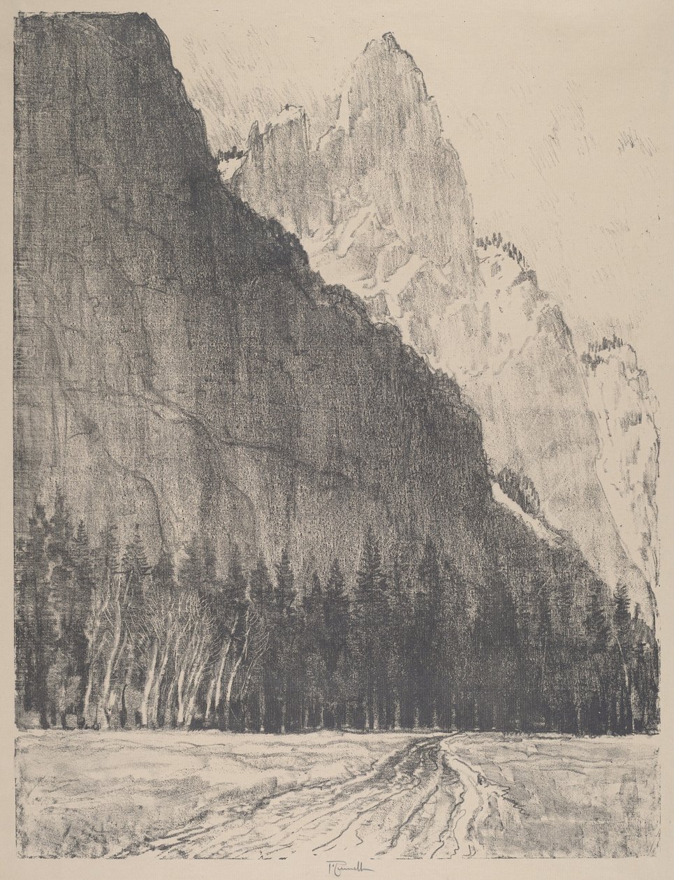Der Wachposten von Joseph Pennell
