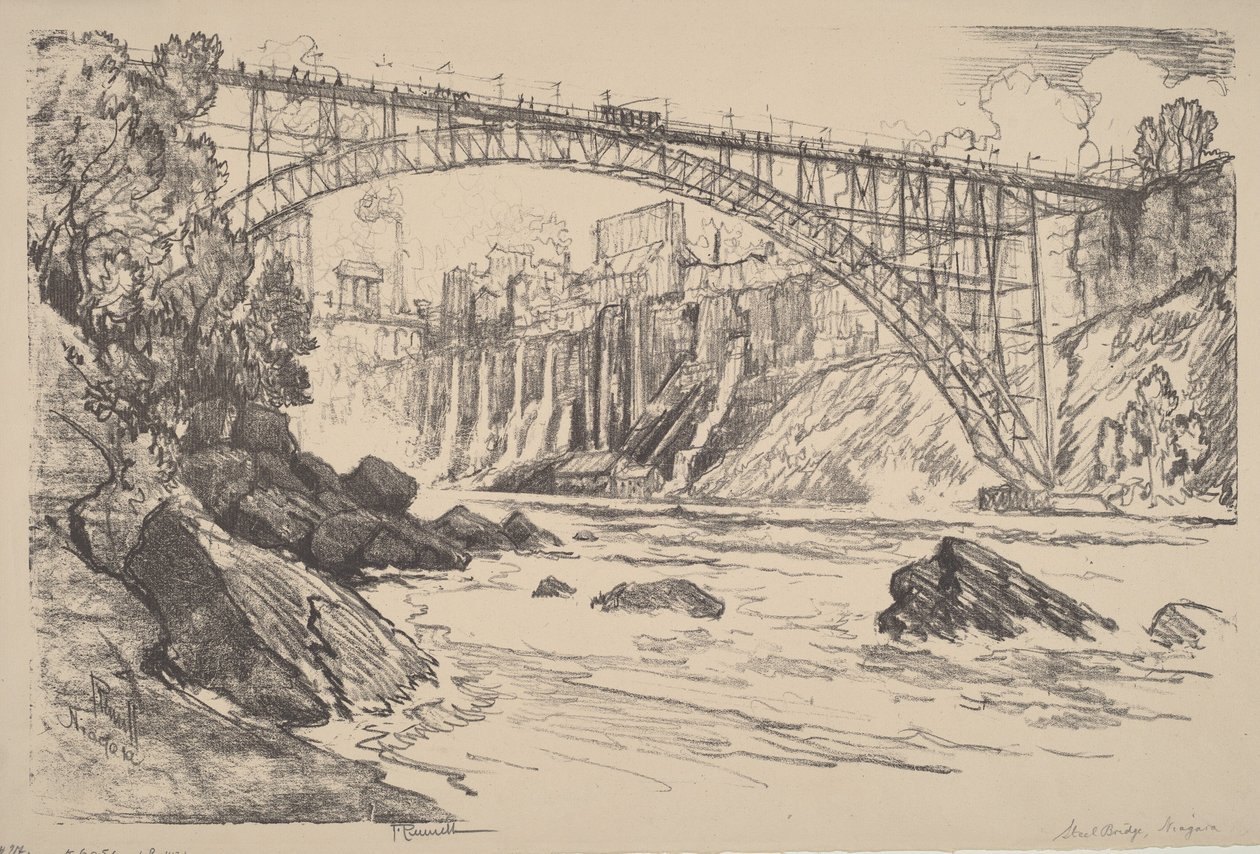 Die Stahlbrücke von Joseph Pennell
