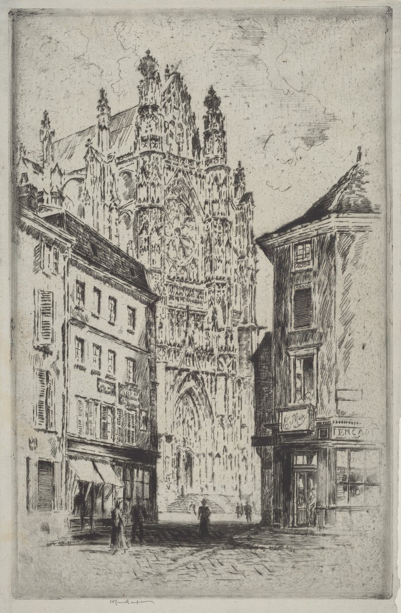 Das Querschiff, Beauvais von Joseph Pennell