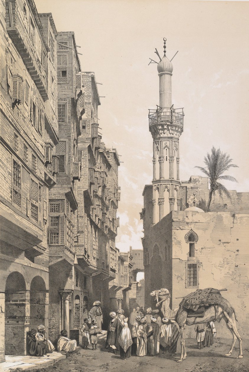 88. Eine Straße in Rosette, 1843 von Joseph Philibert Girault De Prangey