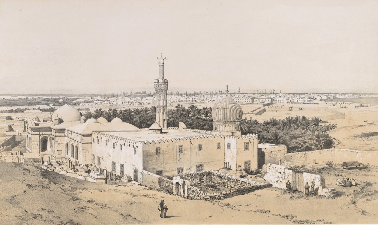 Moschee Nabédémiane in Alexandria von Joseph Philibert Girault De Prangey