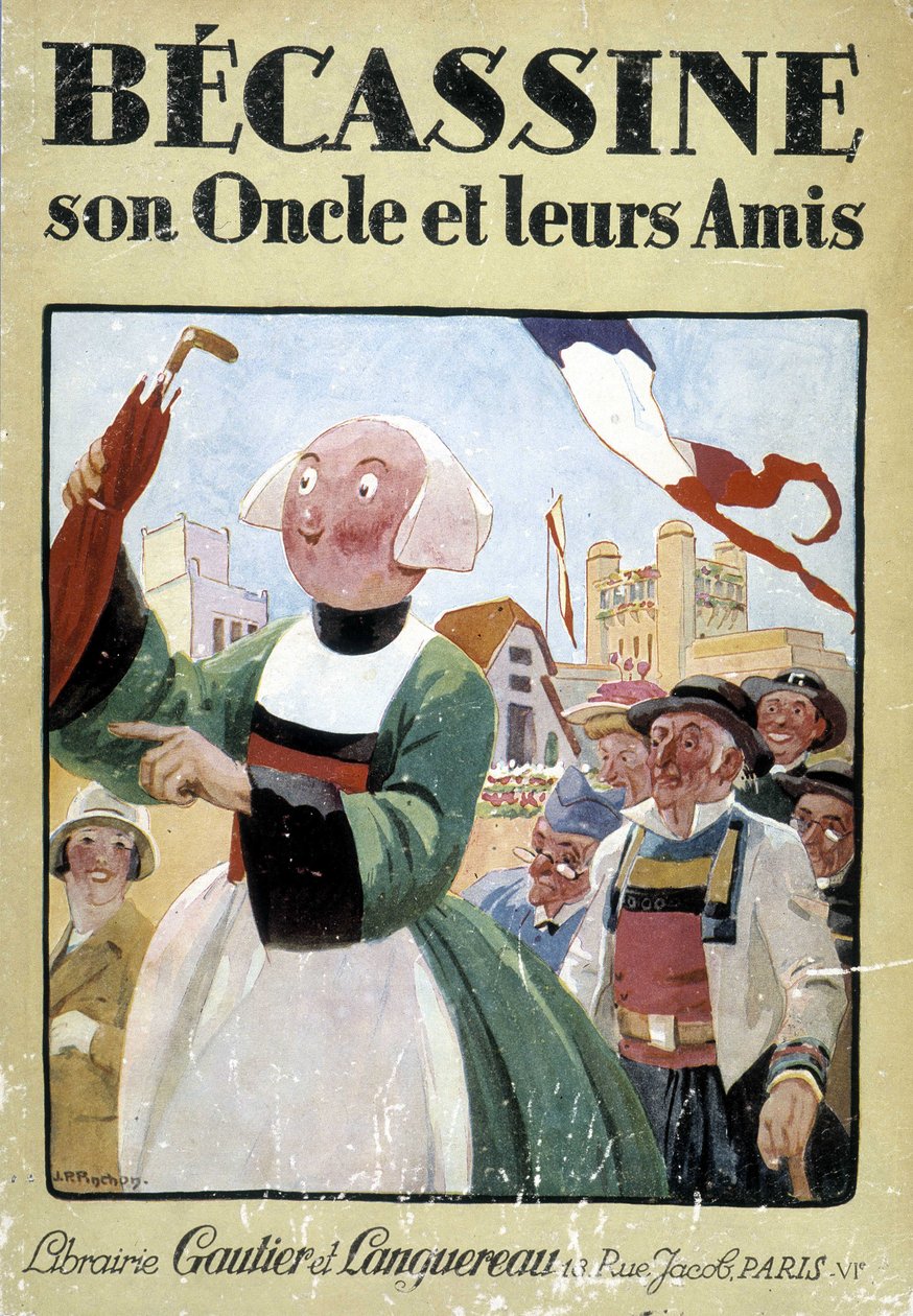Buchcover „Becassine, ihr Onkel und ihre Freunde“, Ausgaben Gautier Langereau (1926) von Joseph Porphyre Pinchon