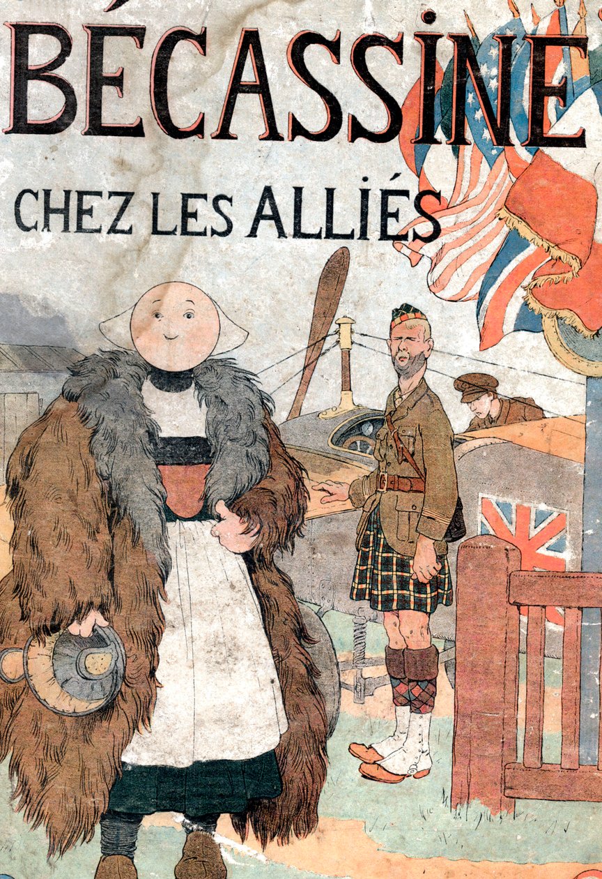 Titelbild des Buches "Becassine chez les alliés" von Joseph Porphyre Pinchon
