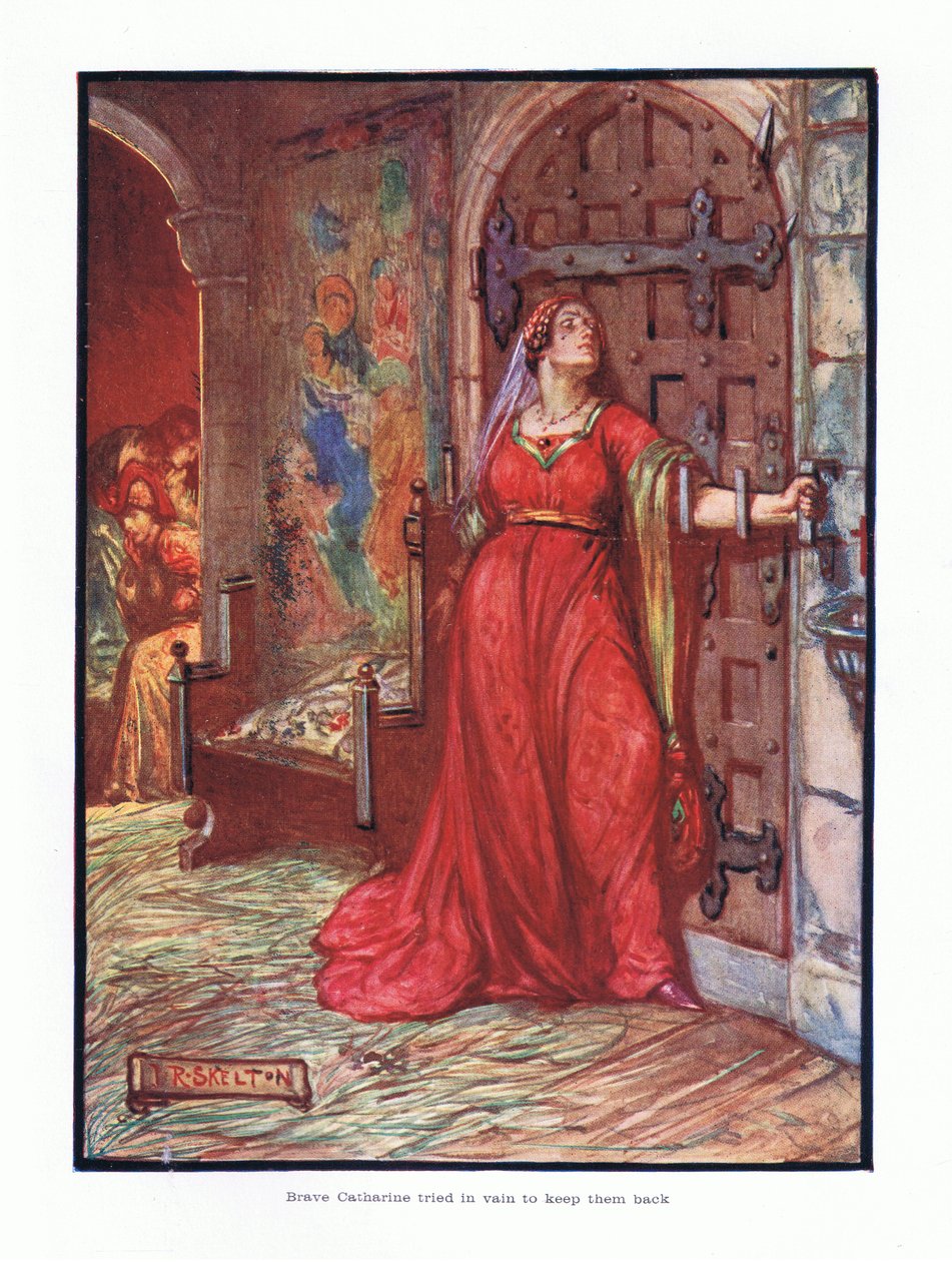 Die tapfere Catherine versuchte vergeblich, sie zurückzuhalten von Joseph Ratcliffe Skelton