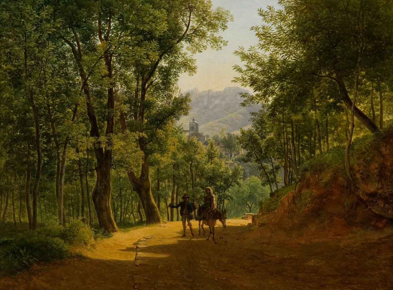 Italienische Landschaft von Joseph Rebell