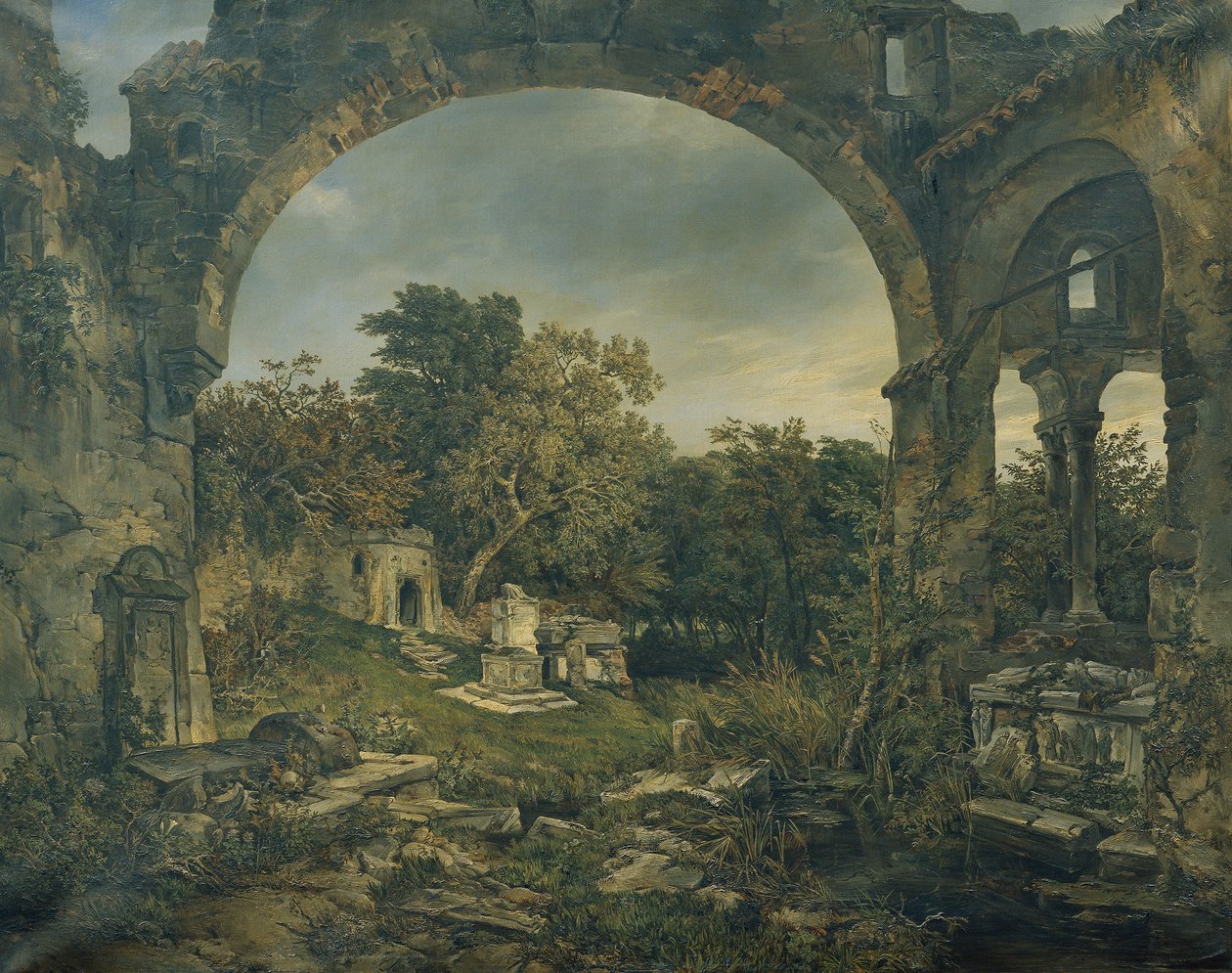 Verödeter Friedhof von Joseph Selleny