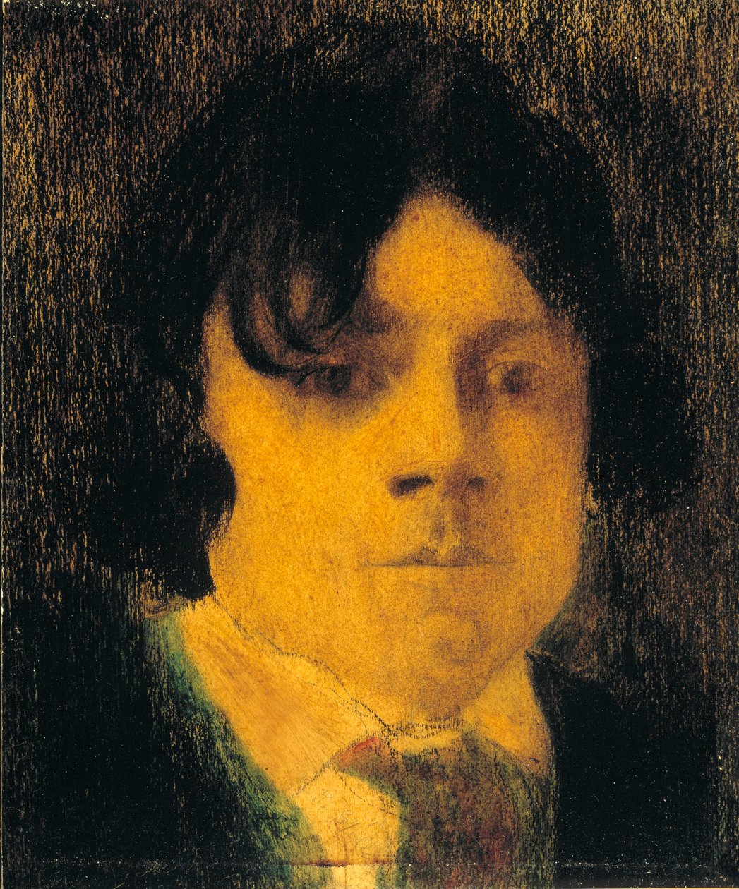 Porträt eines jungen Mannes von Joseph Stella