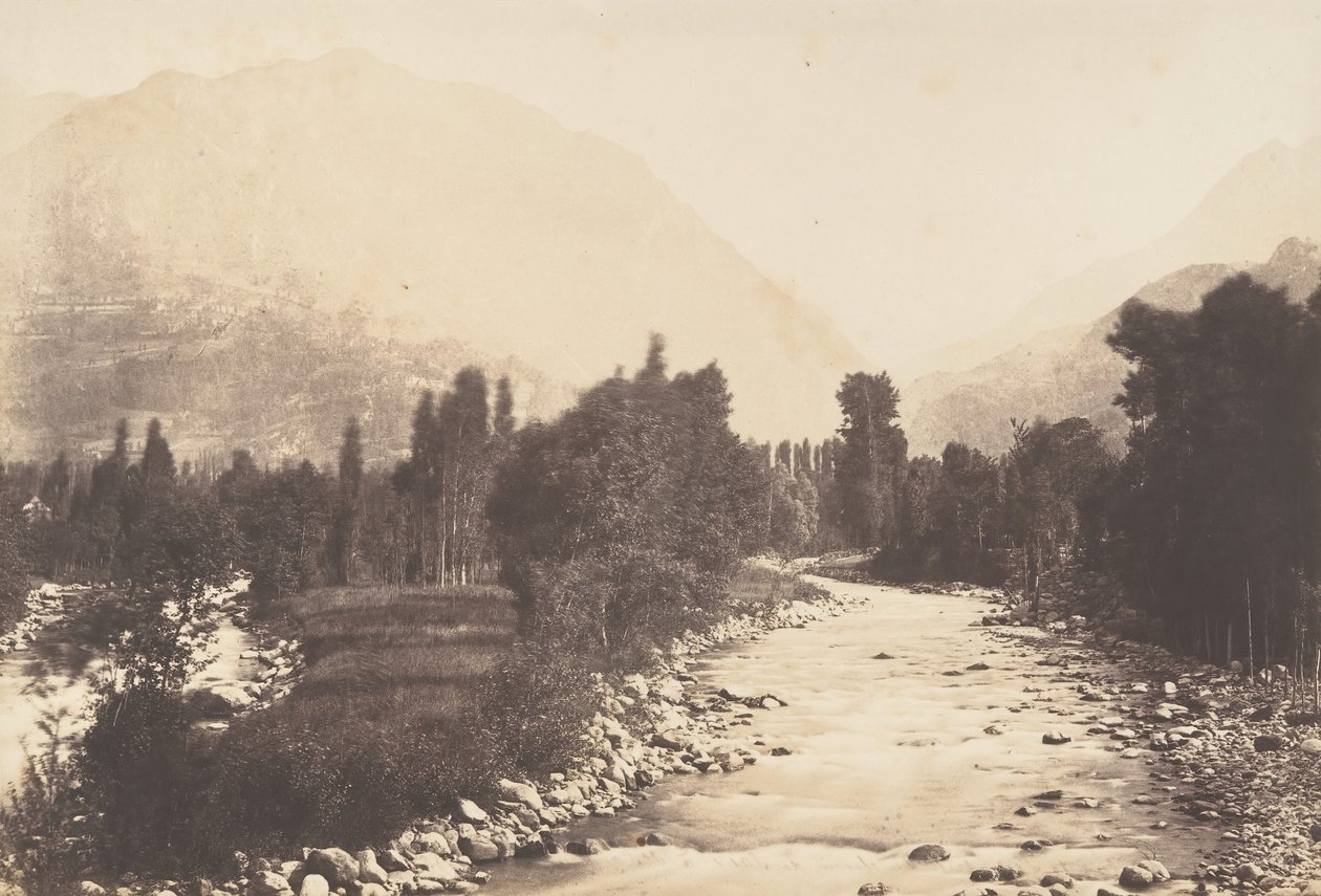 Vallée de Lur vom Weg von Sasie nach St-Sauveur von Joseph Vigier