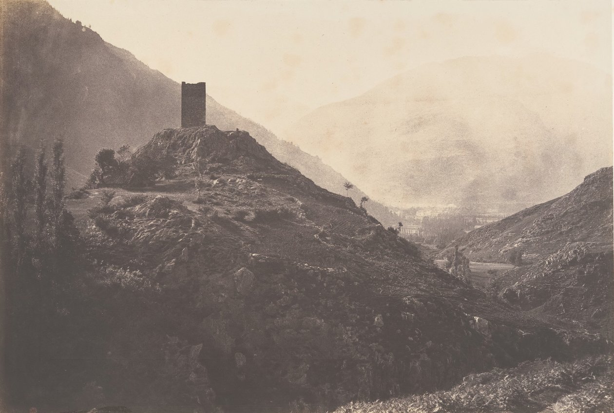 Vue de la Vallée de Luchon prise de la tour de Castelvieilh von Joseph Vigier