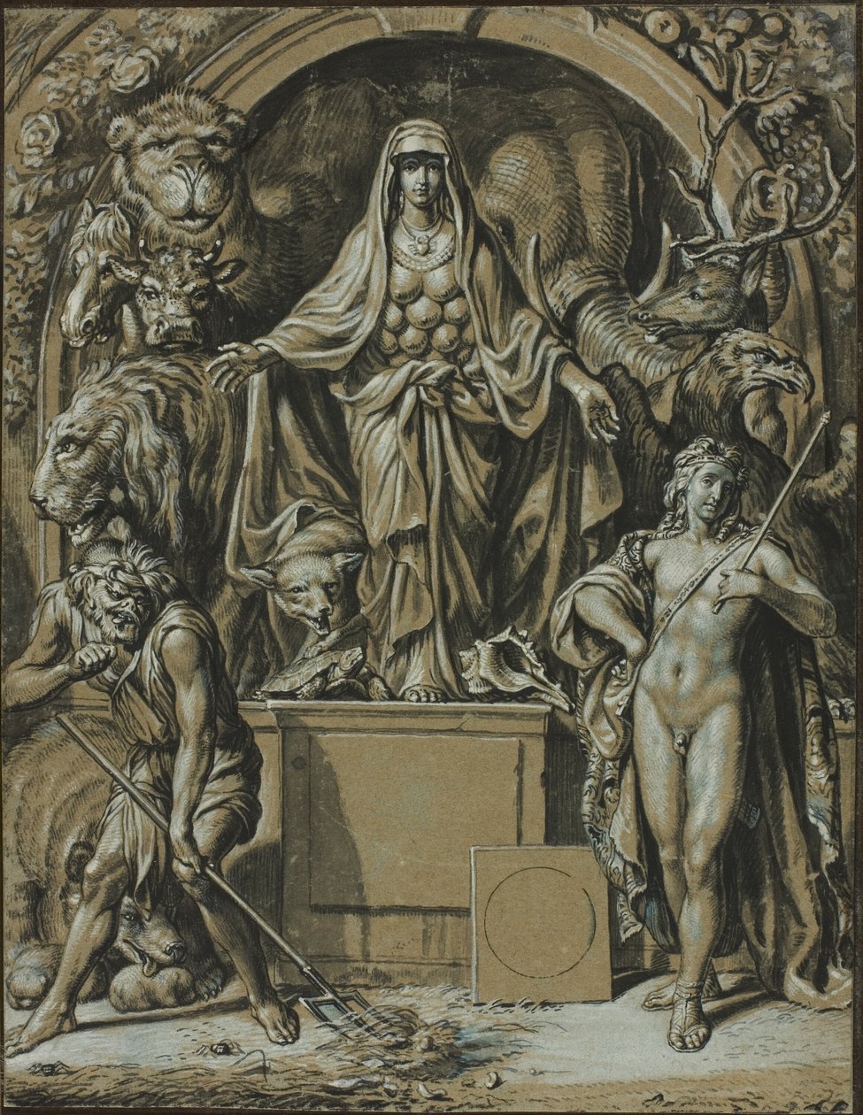Diana von Ephesus als Allegorie der Natur von Joseph Werner