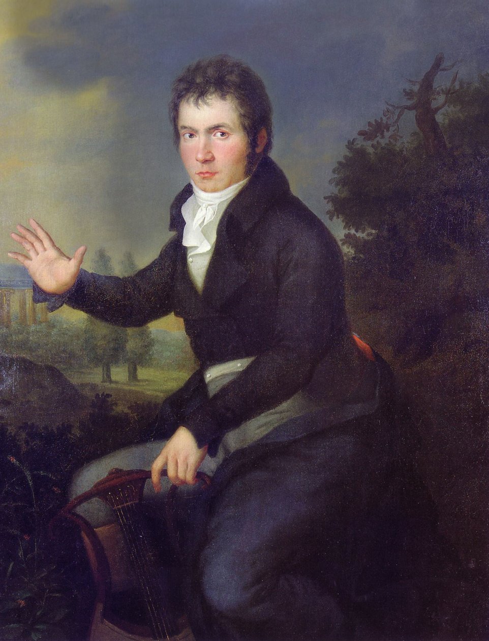 Porträt von Ludwig van Beethoven von Joseph Willibrord Mahler