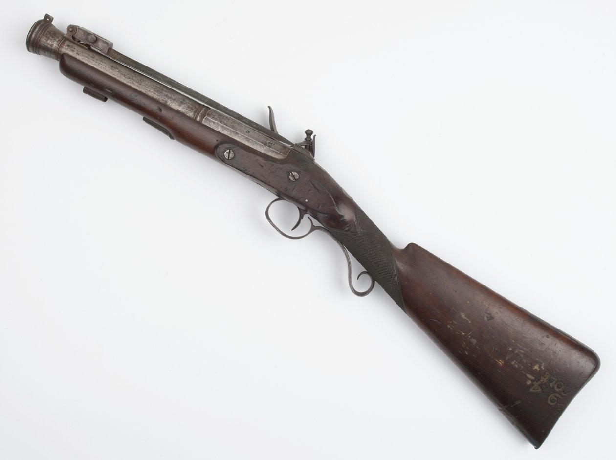 Donnerbüchse mit Federbajonett, ausgegeben an irische Freiwillige, ca. 1815 von Joseph Wood