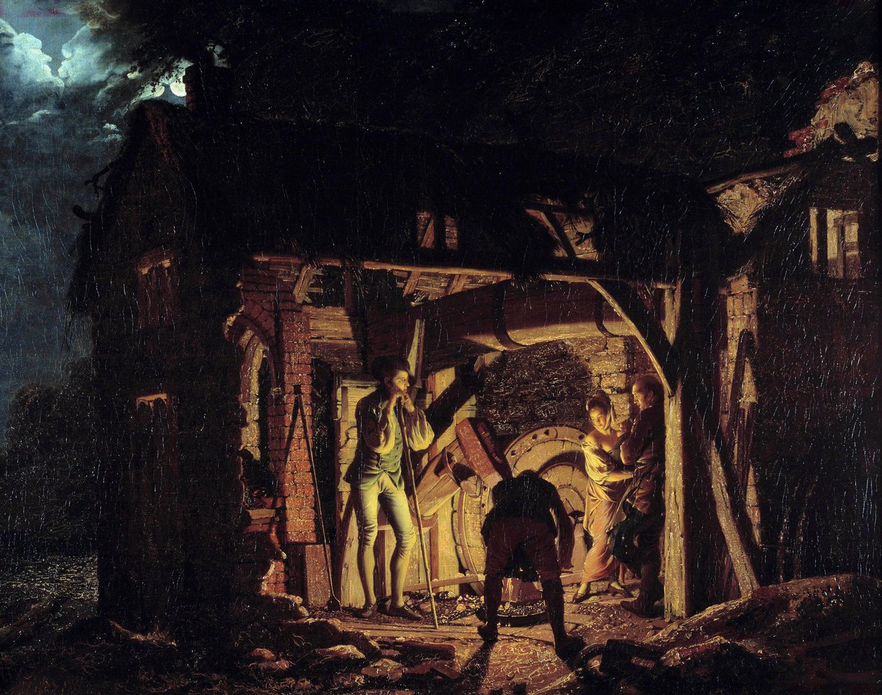 Eine Schmiede im 18. Jahrhundert von Joseph Wright of Derby