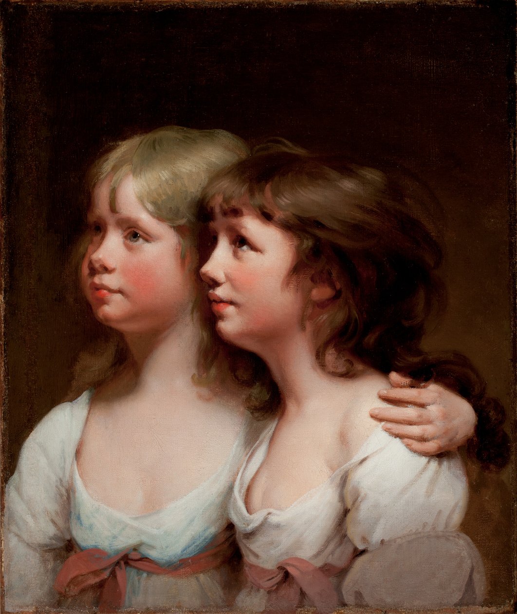 Porträt von Sarah und Ann Haden von Joseph Wright of Derby