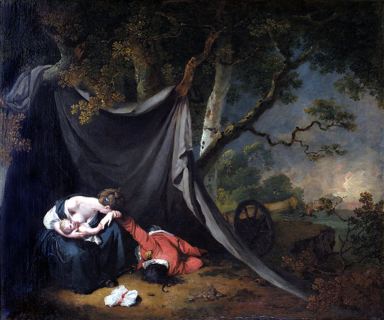 Der tote Soldat von Joseph Wright of Derby