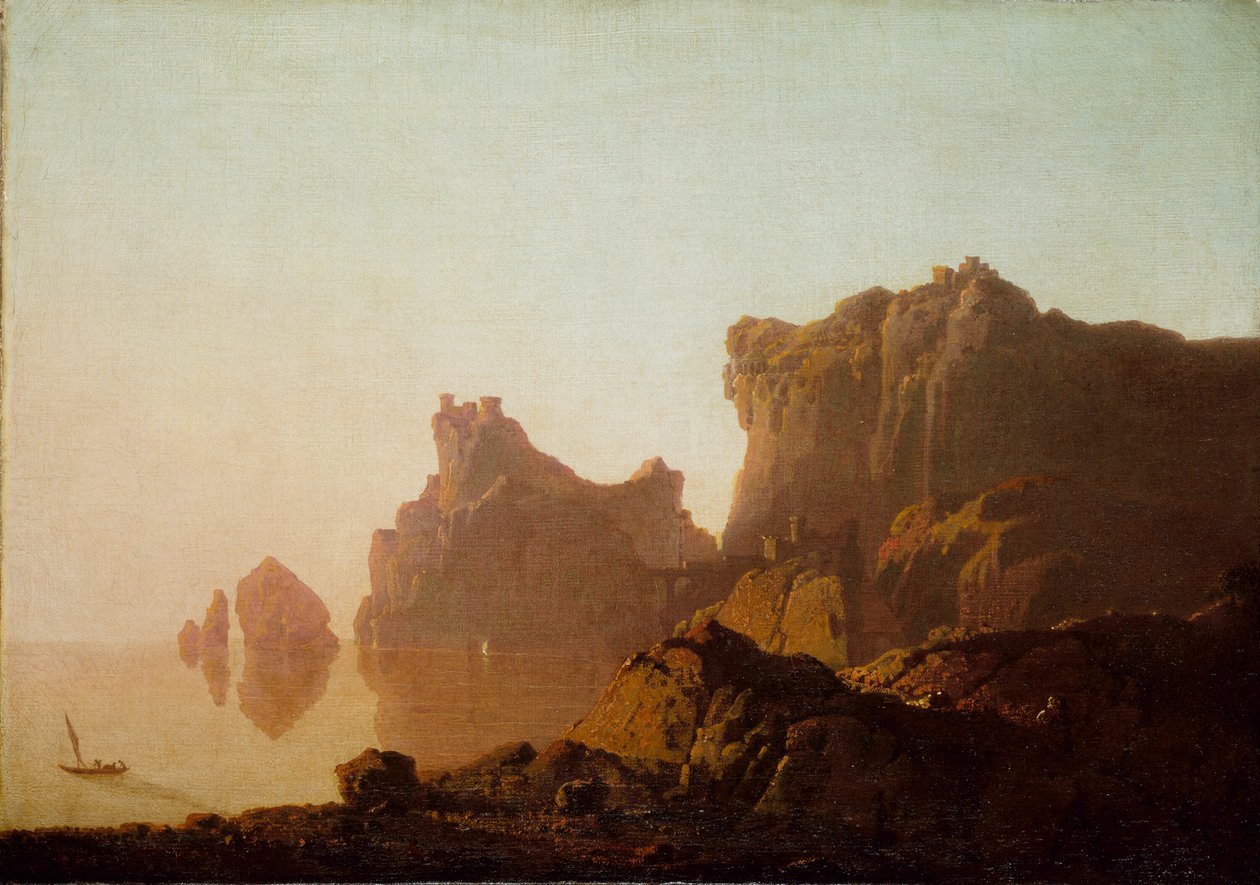 Der Golf von Salerno von Joseph Wright of Derby