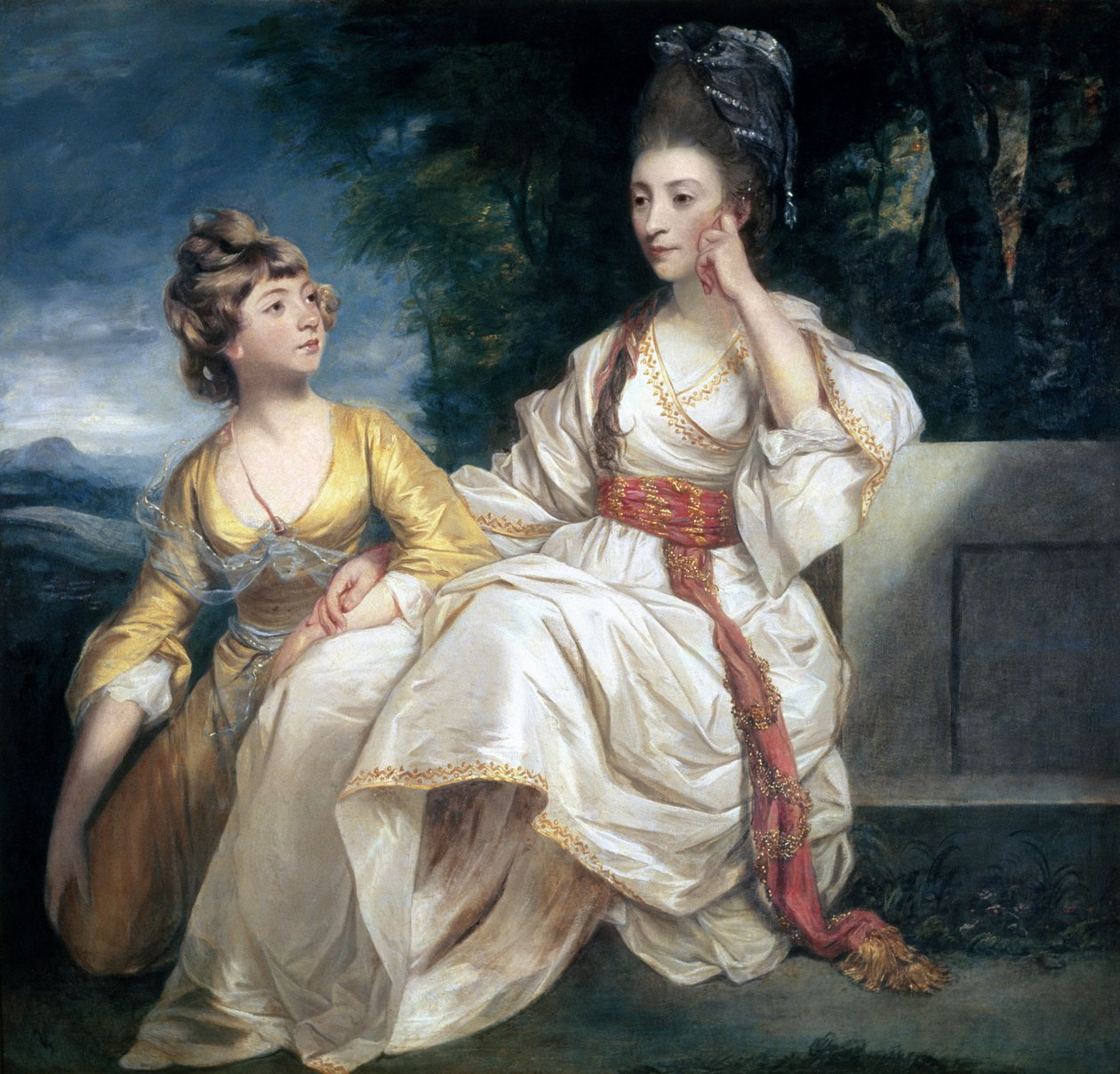 Mrs. Thrale und ihre Tochter Hester (Queeney) 1777-78