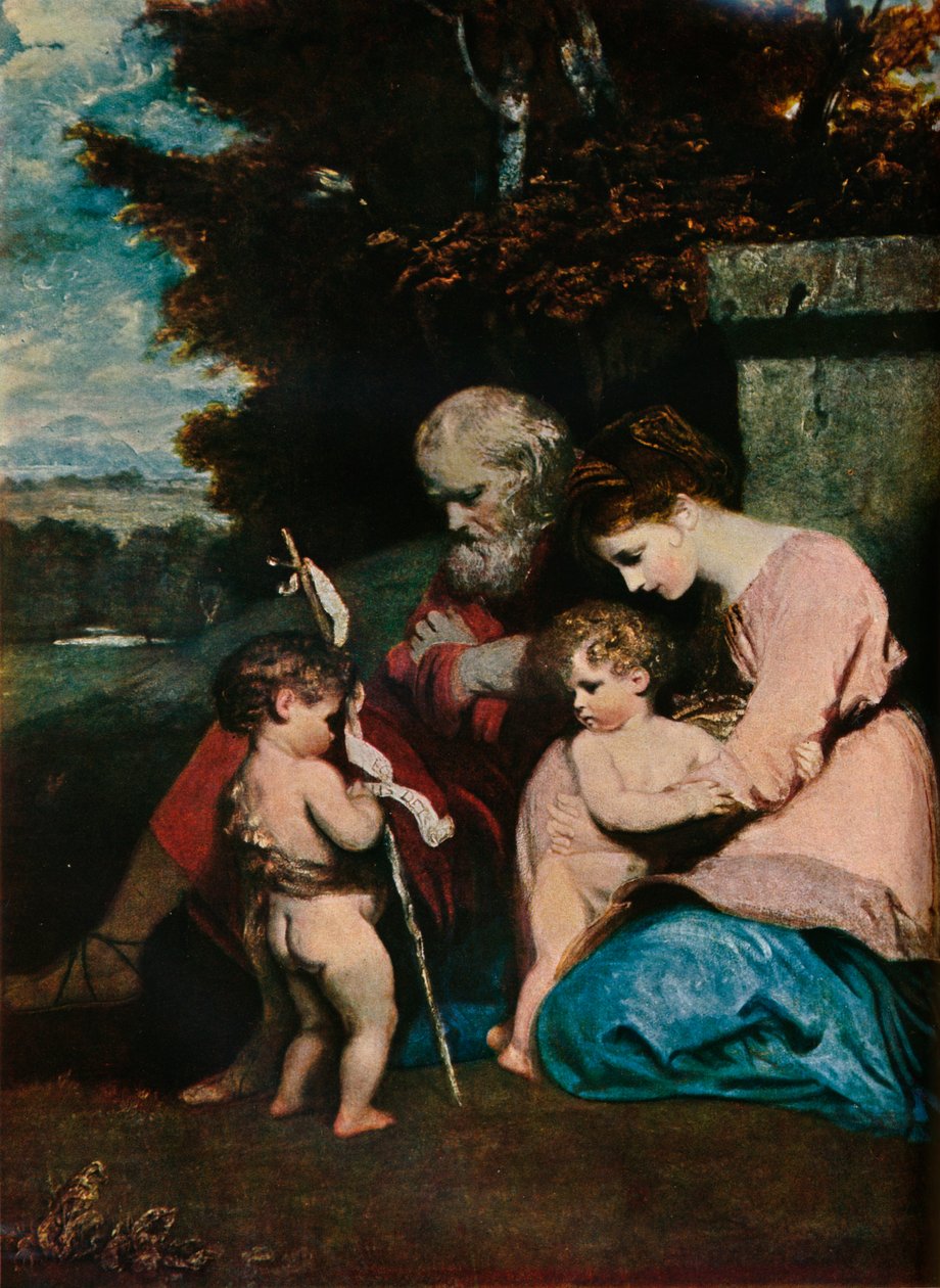 Die Heilige Familie mit dem kleinen Johannes, 1788-1789 von Joshua Reynolds