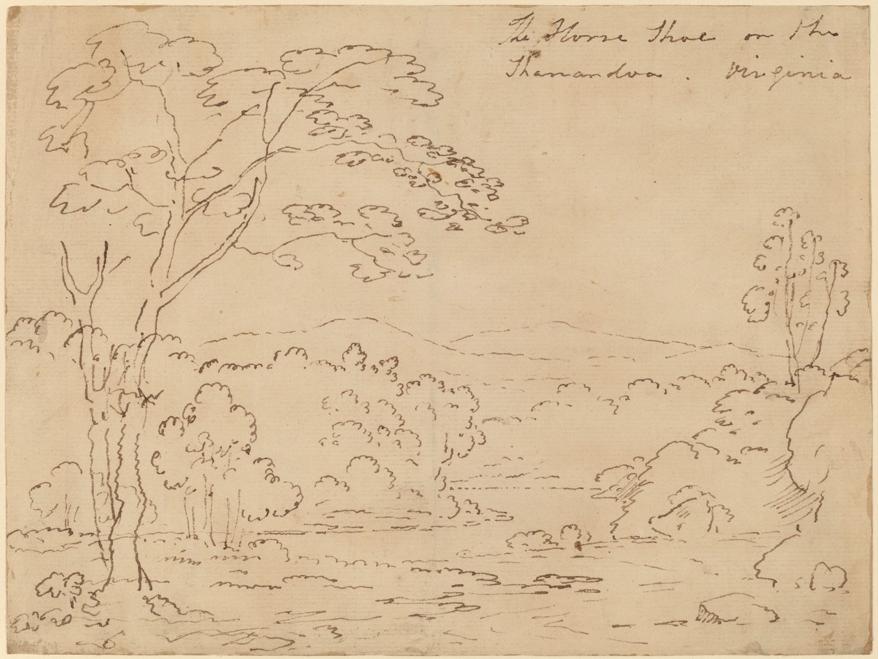 Das Hufeisen am Shenandoah, Virginia von Joshua Shaw