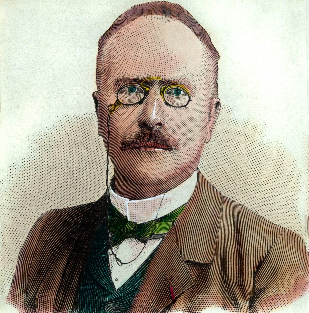 Edouard Branly, 20. Jahrhundert (Gravur) von Josse Photo