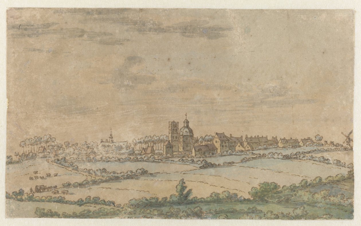 Ansicht von Scherpenheuvel, Flämisch-Brabant von Josua de Grave (attributed to)