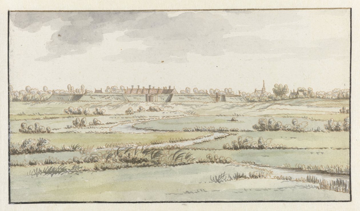 Ansicht der Festung Saint-Michiel, nahe 