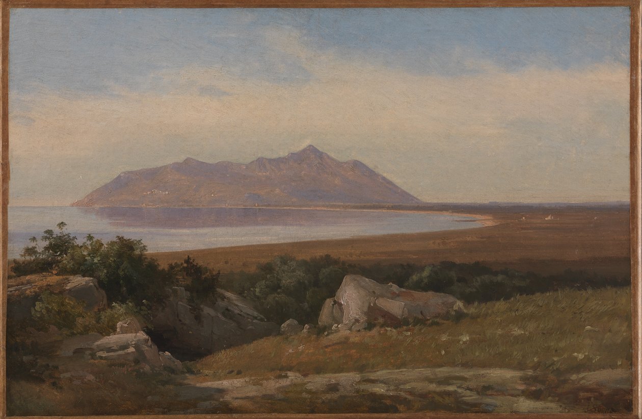 Monte Circeo vom Bezirk Terracina aus gesehen von Jørgen V. Sonne