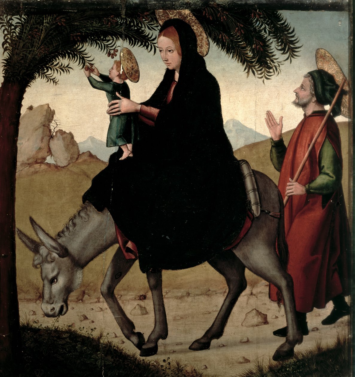 Die Flucht nach Ägypten von Juan de Borgoña