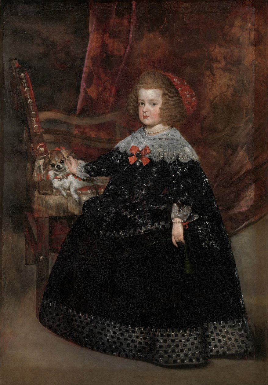Maria Teresa, Infantin von Spanien, ca. 1645 von Juan Bautista Martinez Del Mazo