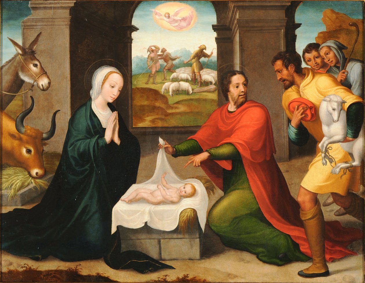 Anbetung der Hirten von Juan Correa de Vivar