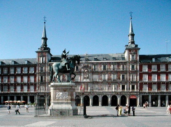 Ansicht der Plaza Mayor, ca. 1619 von Juan Gomez de Mora