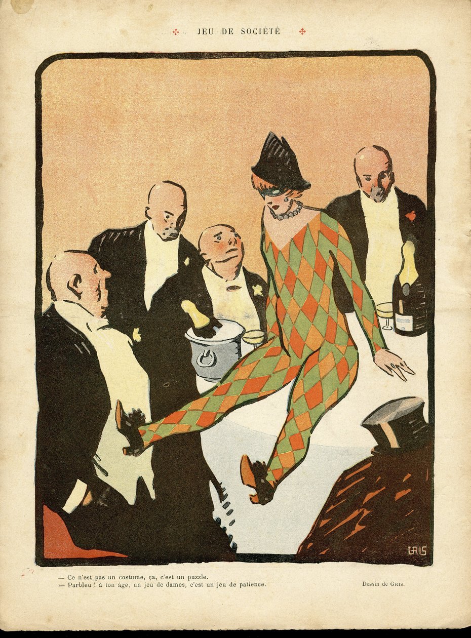 Illustration von J Gris in Le Lire von Juan Gris
