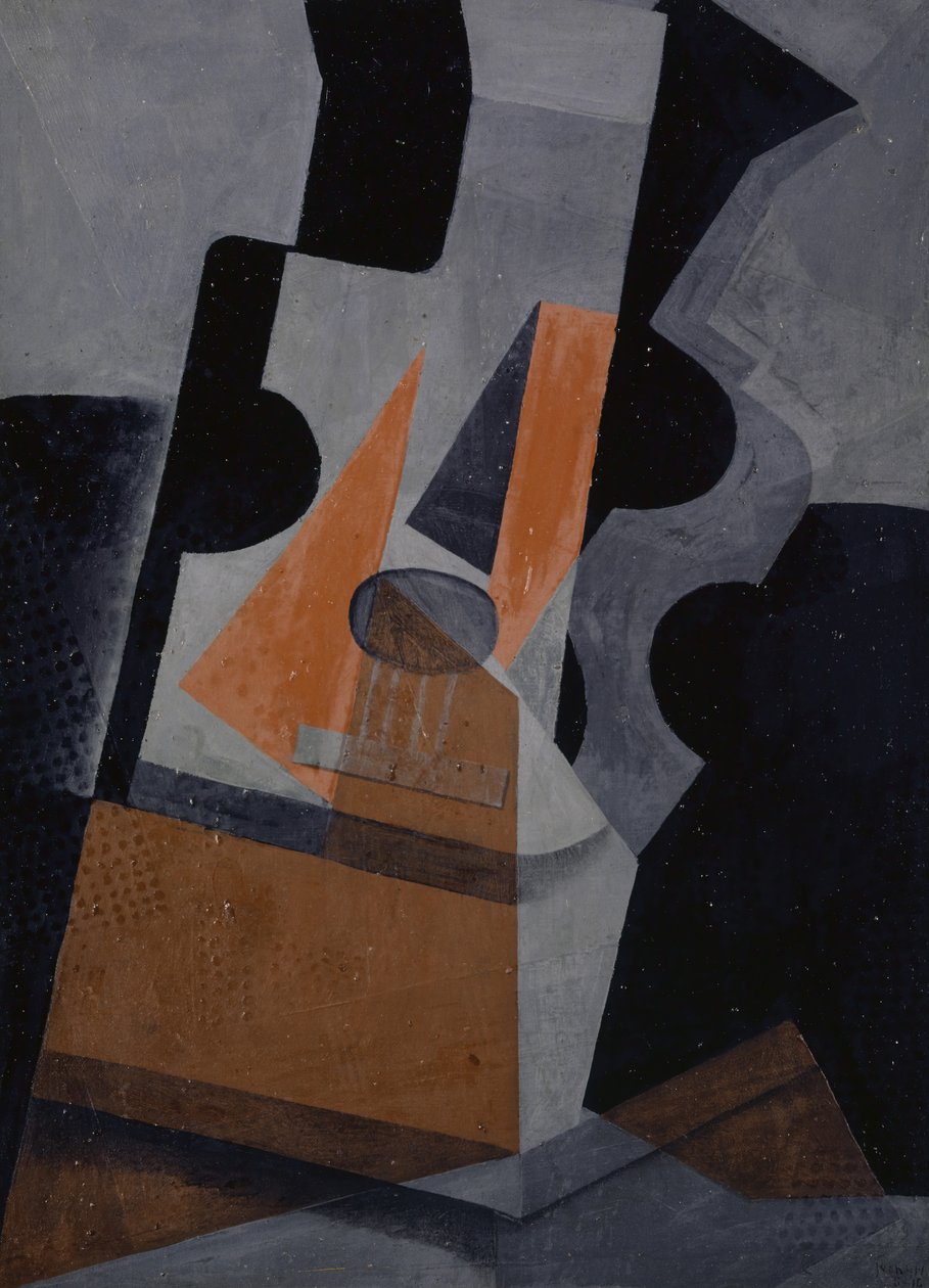 Die Gitarre (Stillleben mit Gitarre), 1916 von Juan Gris