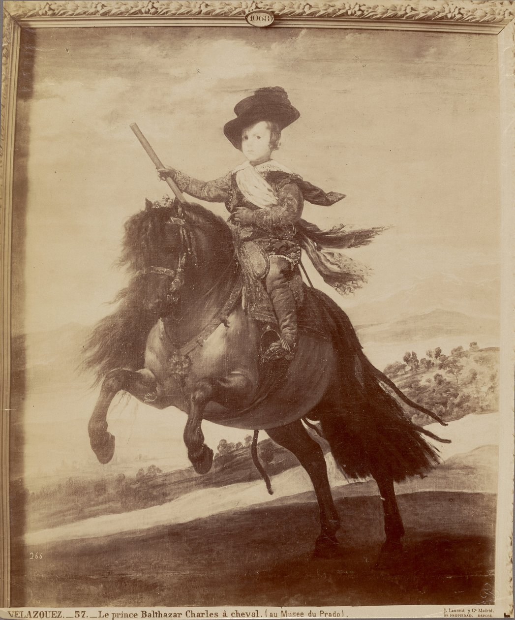 Velazquez. Prinz Balthazar Charles zu Pferd (im Prado-Museum) von Juan Laurent