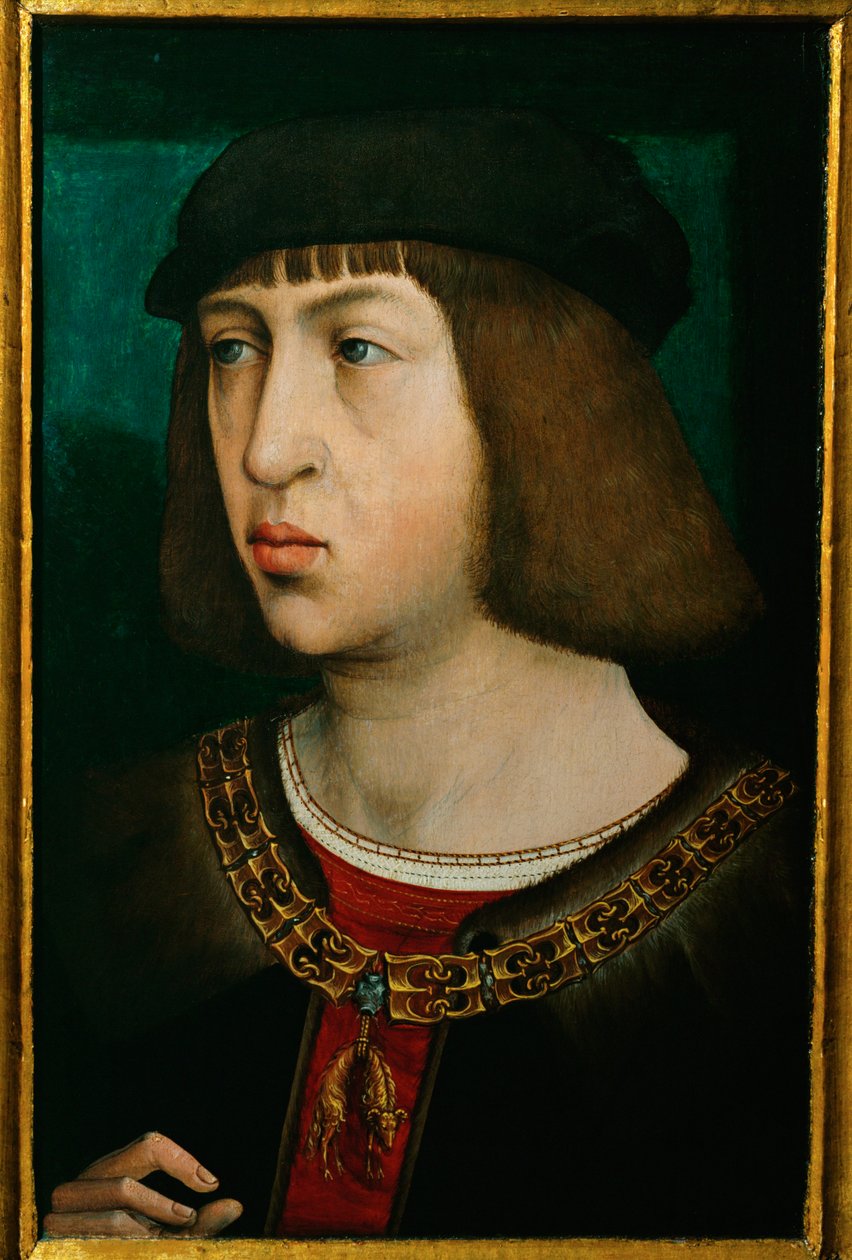 Philipp der Schöne, König von Kastilien, Sohn von Kaiser Maximilian, Vater von Kaiser Karl V von Juan de (attr. to) Flandes