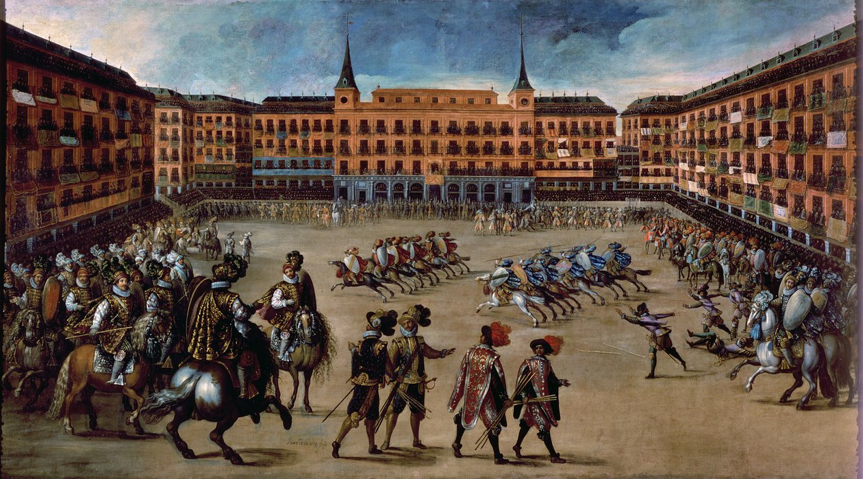 Juego de Canas, Plaza Mayor, Madrid von Juan de la Corte